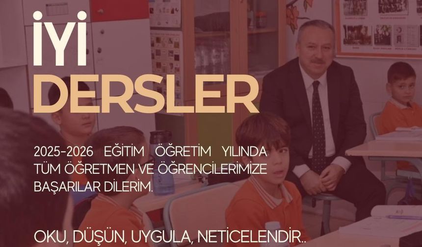 Vali Fidan: “Hedefimiz İyi İnsan Yetiştirmektir”