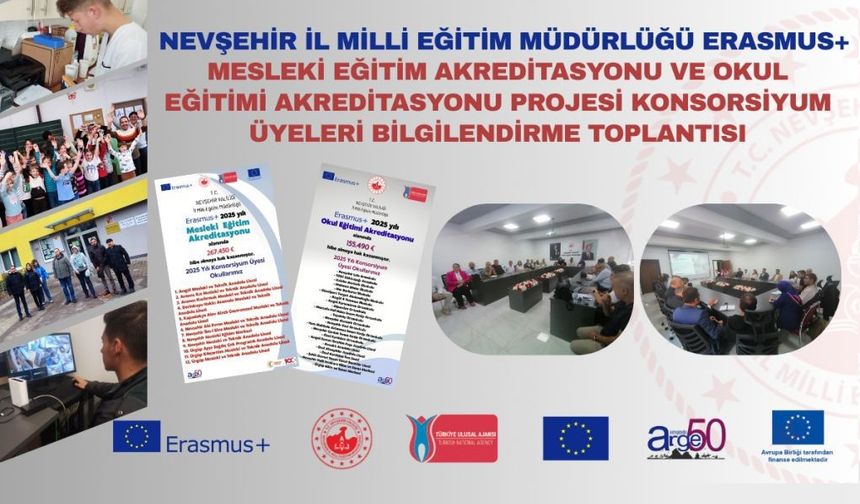 Nevşehir’de Erasmus+ Akreditasyon Projeleri Toplantısı Düzenlendi