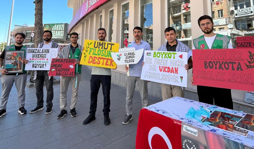 Nevşehir’de Gazze İçin “Turkuaz Kurdele” Etkinliği