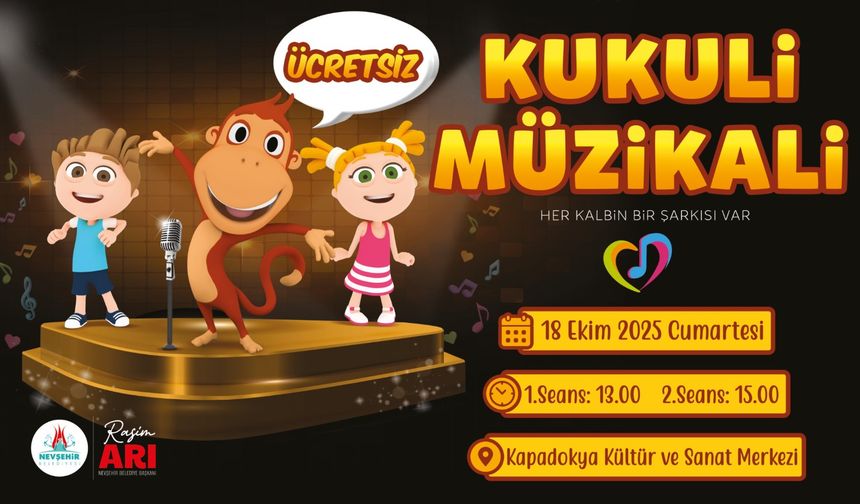 Nevşehir Belediyesi’nden Çocuklara Özel Kukuli Müzikali