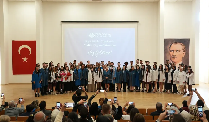 Kapadokya Üniversitesi Öğrencileri Meslek Hayatına Beyaz Önlükle Başladı