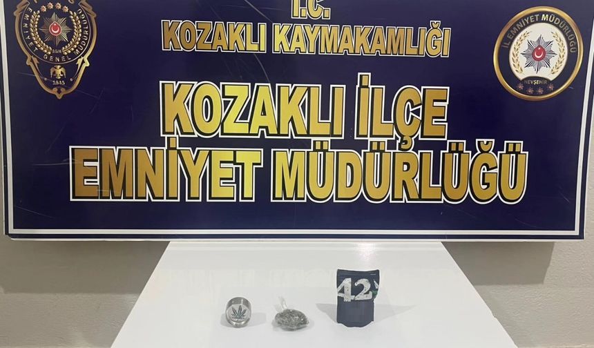Kozaklı’da Esrar ve Aparat Ele Geçirildi