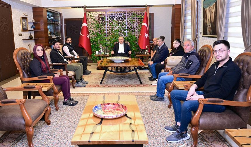Nevşehir Valisi Fidan, Ortahisar Kızılçukur Kooperatifini Kabul Etti