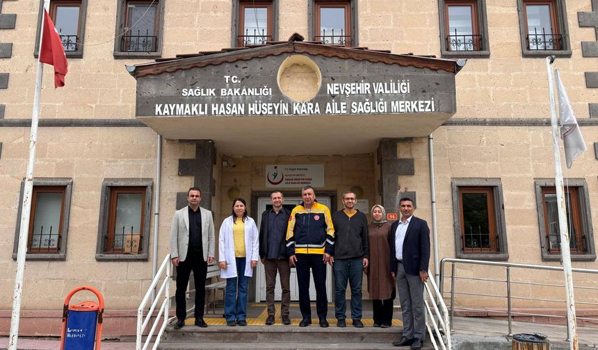 Nevşehir İl Sağlık Müdürü Tartar’dan Kaymaklı Ziyareti