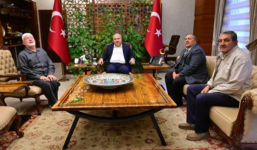 Vali Ali Fidan, GÖR-BİR Heyetini Makamında Kabul Etti