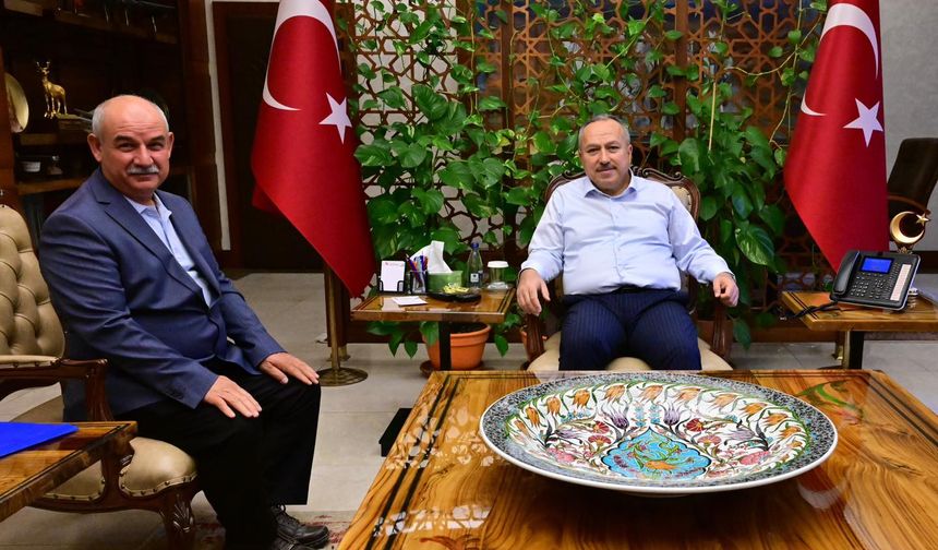 Vali Fidan’dan Ziyaret Heyetine Kabul