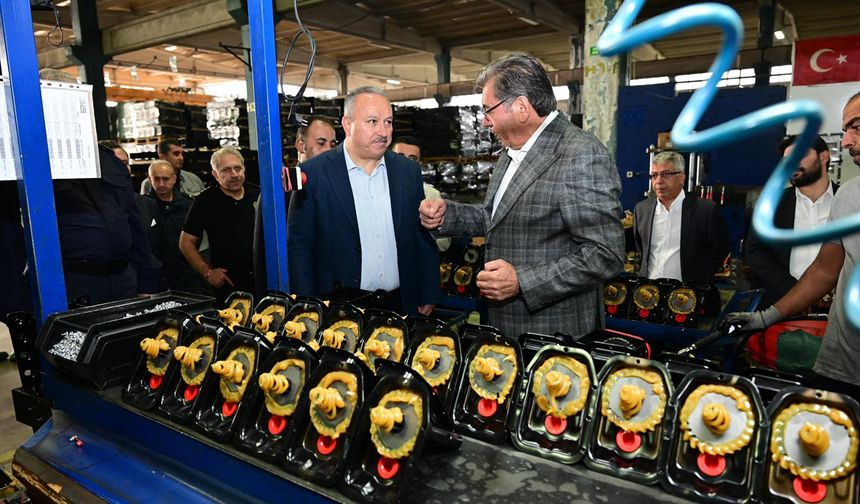 Vali Fidan’dan OMS Makina Fabrikasına Ziyaret