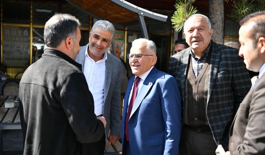 Kayseri Büyükşehir Belediye Başkanı Büyükkılıç Kalaba’da
