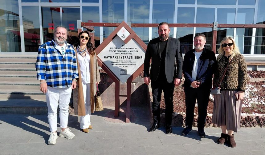 Emre Bol ve Ali Naci Küçük, Kaymaklı Yeraltı Kentini Keşfetti