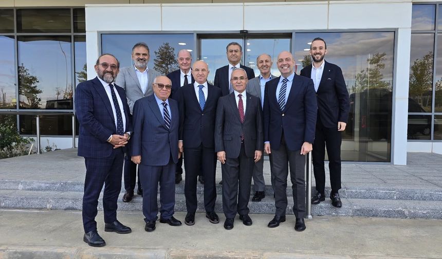 NEVBİAD üyeleri, Ahmet Toksöz’ü ziyaret etti