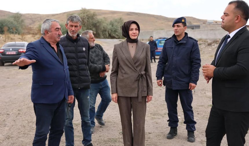 Kaymakam Bozan, Özlüce köyünde incelemelerde bulundu