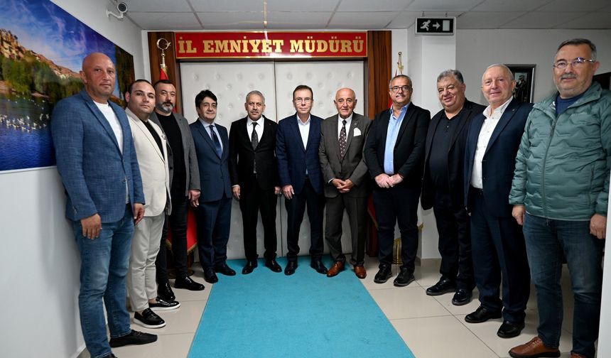 NTSO Başkan Adayı Babaoğlu’ndan Emniyet Müdürü Karaman’a Ziyaret