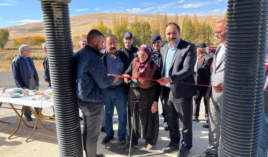 Fatma Teyze’nin Kozluca Köyü’ne Yaptırdığı Çeşme Açıldı