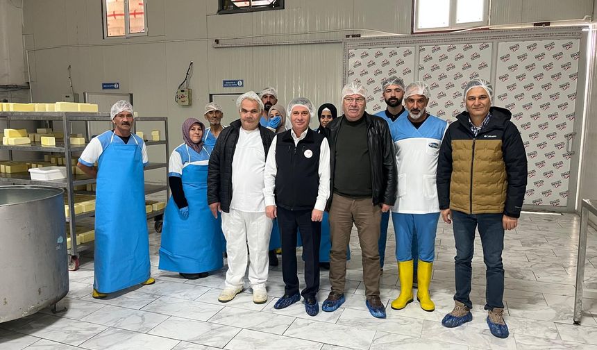 Nevşehir'de Ali Dede Süt İşleme Tesisine Ziyaret
