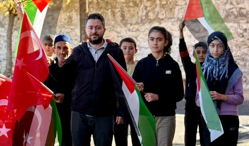 Özyayla İlkokulu ve Ortaokulu’ndan Gazze’ye Destek