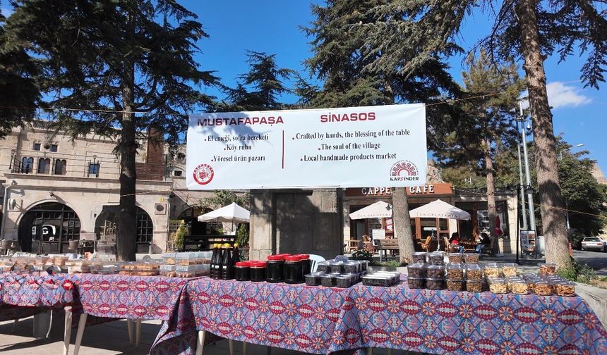 Mustafapaşa’da Yöresel Ürün Pazarı Kuruldu