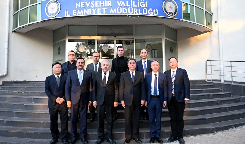 Çinli Polis Heyeti Nevşehir’de