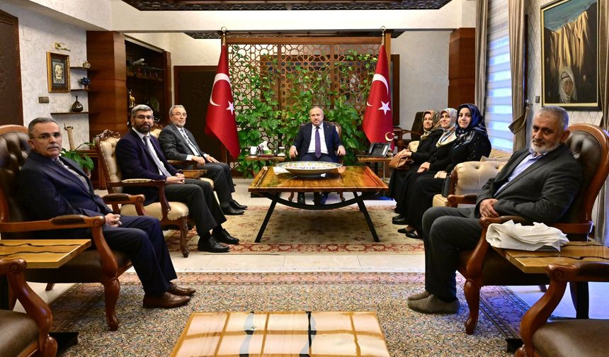 Nevşehir Valisi Fidan Camiler ve Din Görevlilerini Kabul Etti
