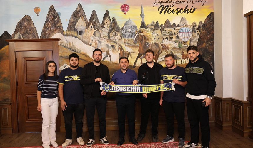Nevşehir UNIGFB Ailesi’nden Başkan Arı’ya Ziyaret