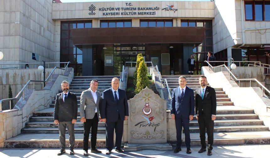 Kapadokya Alan Başkanı Aslanbay’dan Kayseri’de Ziyaret