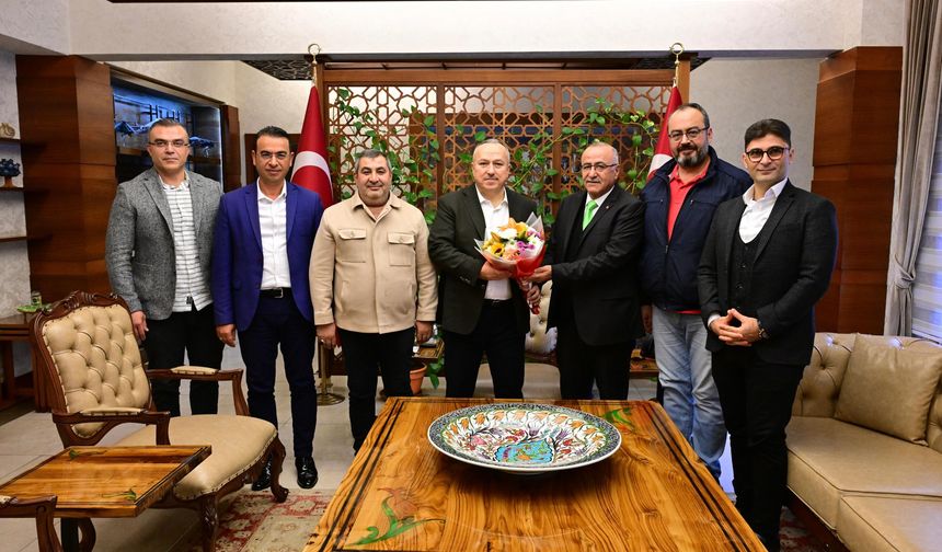 Vali Fidan, Nevşehir Muhtarlar Derneği Yönetimini Kabul Etti