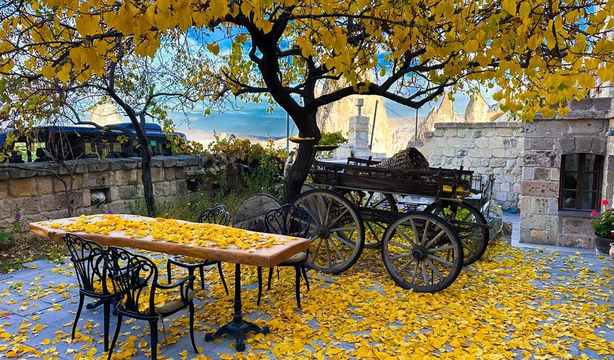 Kapadokya’da sonbaharın büyülü renkleri…