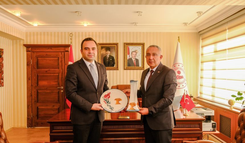 Başkan Çiftci’den Kaymakam Değirmenci’ye Ziyaret