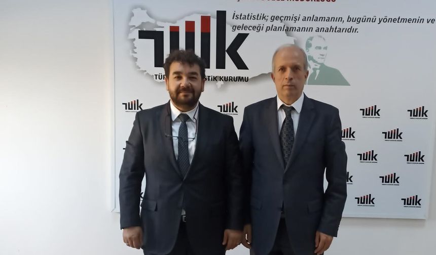 Asiltürk’ten TÜİK Nevşehir Bölge Müdürü Kaymak’a Ziyaret