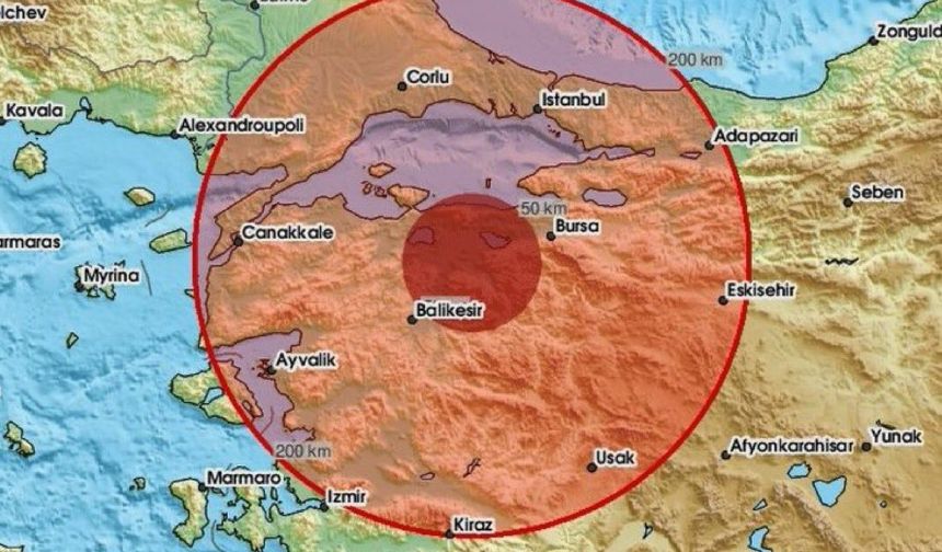 Balıkesir’de Deprem! İstanbul ve Çevre İllerde de Hissedildi