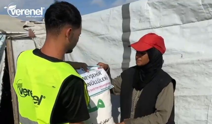 Verenel Yardım Tırları Gazze’de