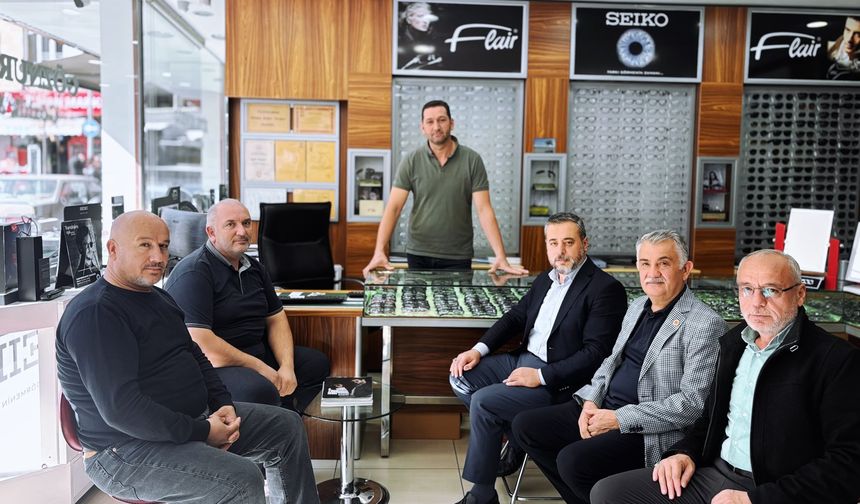 Milletvekili Özgün, Nevşehir çarşı esnaflarını ziyaret etti