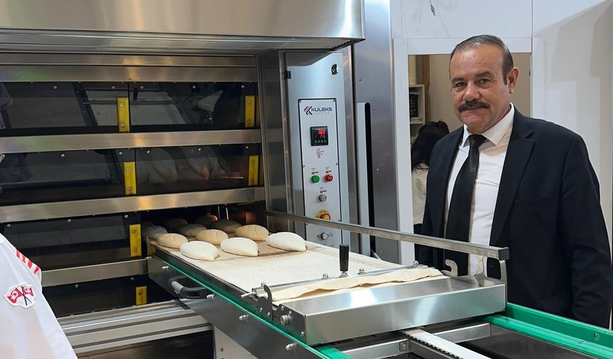 Nevşehir Fırıncılar Odası Başkanı Erdoğan, İBAKTECH Ankara Fuarı’nda