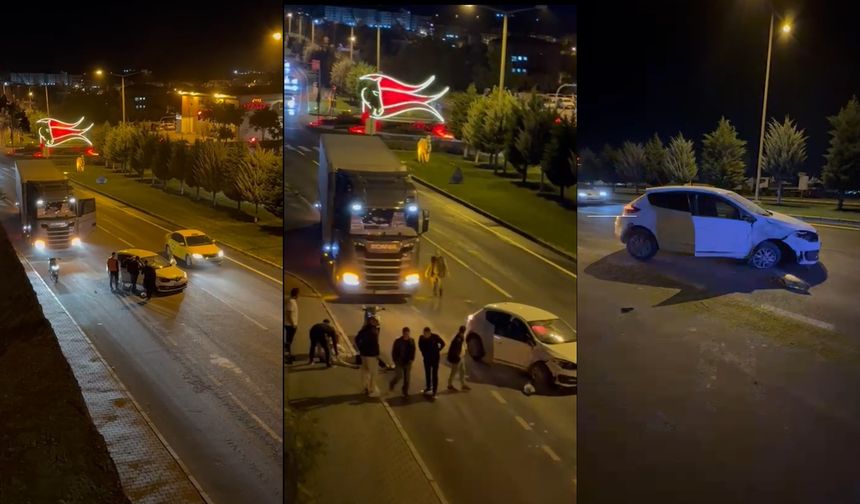 Nevşehir İtfaiye Müdürlüğü önünde kaza