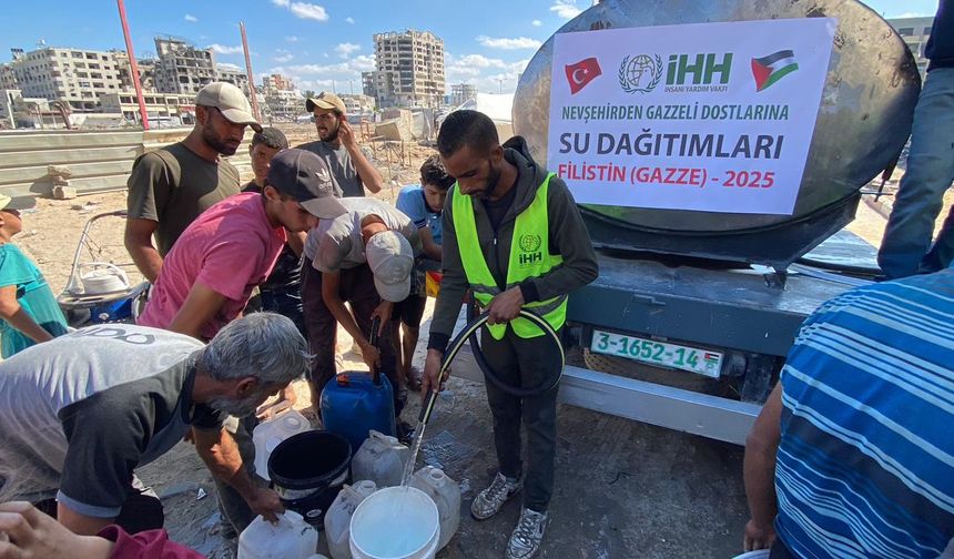 Nevşehir İHH’dan Gazze’ye Umut Köprüsü