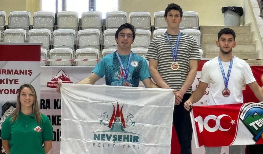 Nevşehirli Sporcu Mustafa Sacit Sümer, Türkiye 2. Oldu