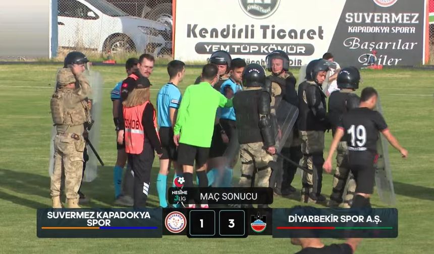 Suvermez Kapadokyaspor Evinde Diyarbekir Spor’a 3-1 Mağlup Oldu