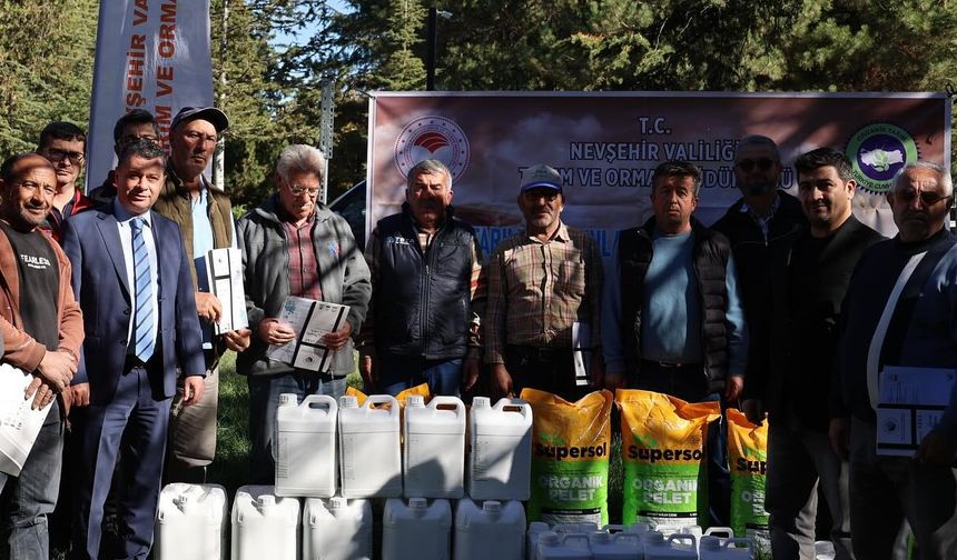 Nevşehir’de Organik ve İyi Tarım Uygulamaları Destekleniyor