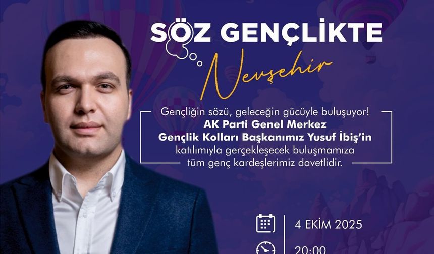 “Söz Gençlikte” Programı Nevşehir’de Düzenleniyor