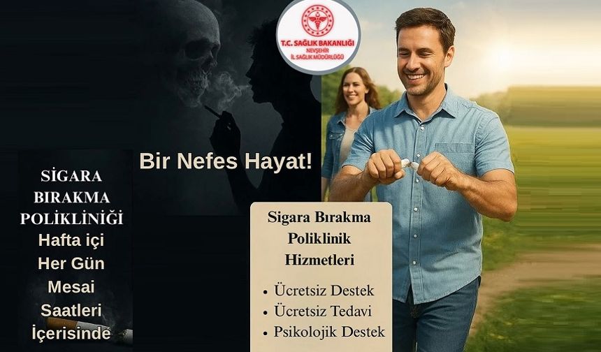 Nevşehir'de Sigarayı Bırakmak İsteyenlere Ücretsiz Tedavi!
