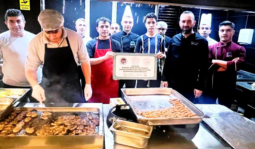 Kozaklı'da Aşçı Yardımcılığı Kursu Devam Ediyor