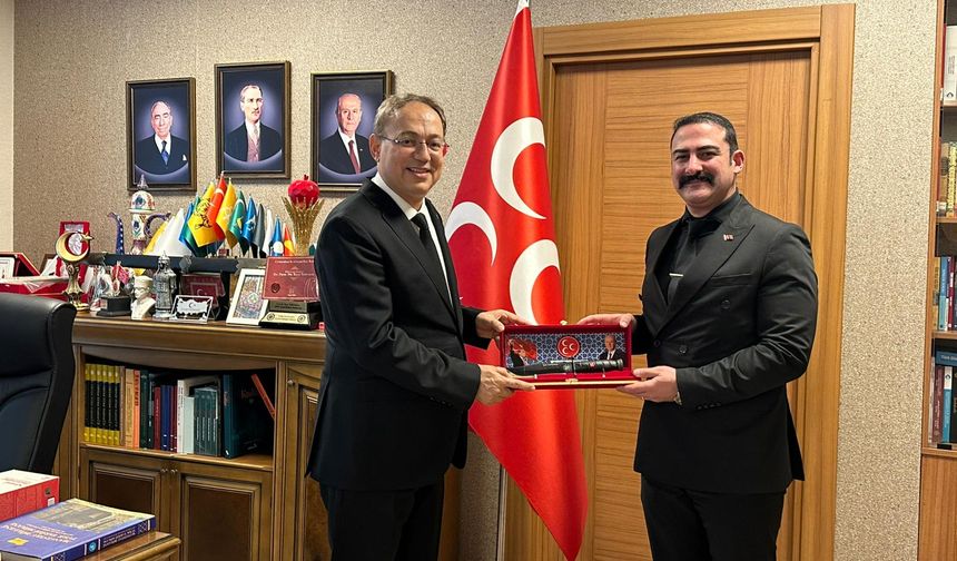 Emin Koçak, MHP Genel Merkezinde