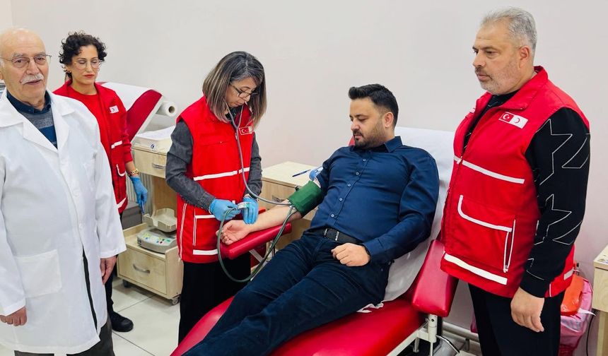 Nevşehir AK Parti Teşkilatı, Kızılay'a Kan Verdi, Umut Oldu