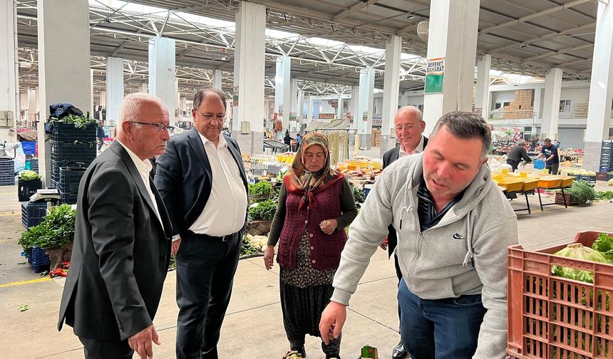 CHP'li Yumuş Nevşehir pazarının nabzını tuttu