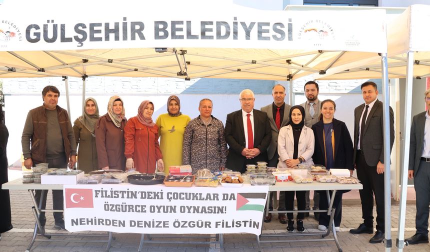 Nevşehir’de Okullardan Gazze’ye Destek