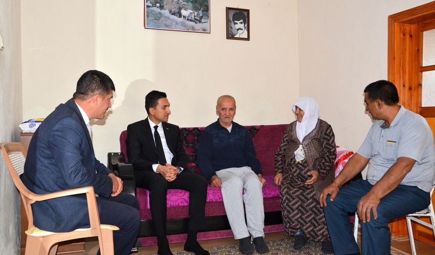 Kozaklı Kaymakamı Savaş’tan Kıbrıs Gazisine Anlamlı Ziyaret