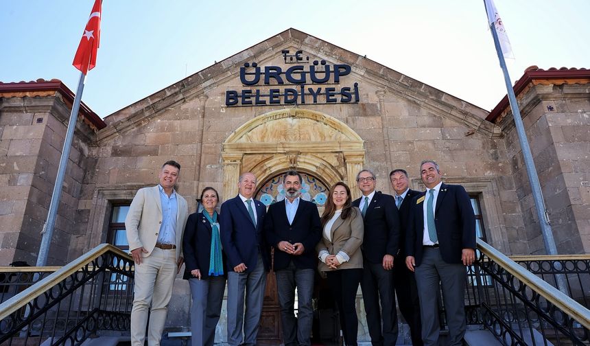 Türkiye Rotary Kulübü Bölge Guvernörü’nden Ürgüp Belediyesi’ne Ziyaret