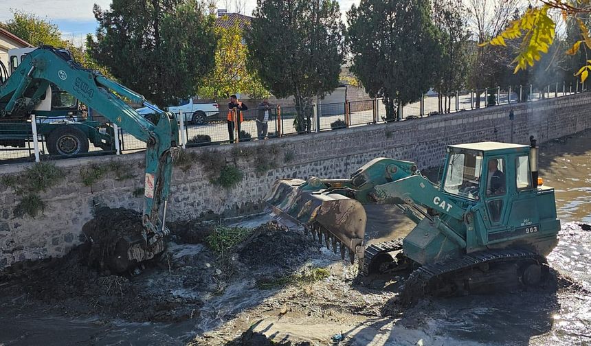 Nevşehir Sulusaray’da Taşkın Koruma Kanalı Temizliği Tamamlandı
