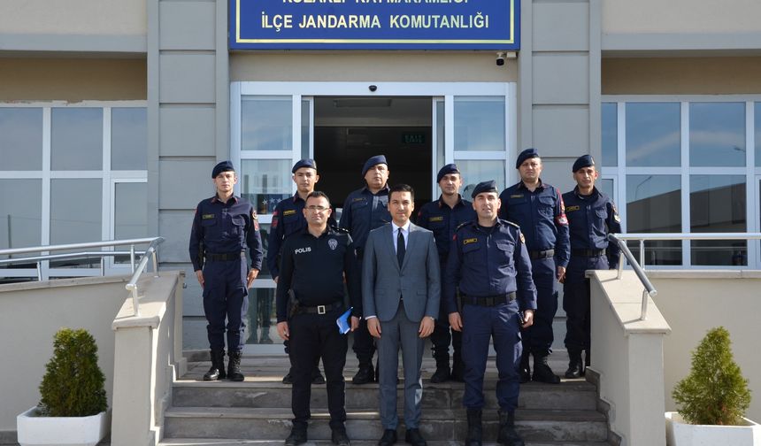 Kaymakam Savaş’tan Kozaklı İlçe Jandarmaya Ziyaret