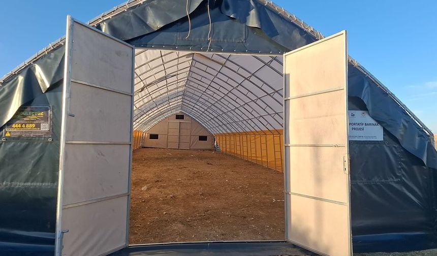 Nevşehir’de Portatif Ağıl Kurulum Projesi Başladı