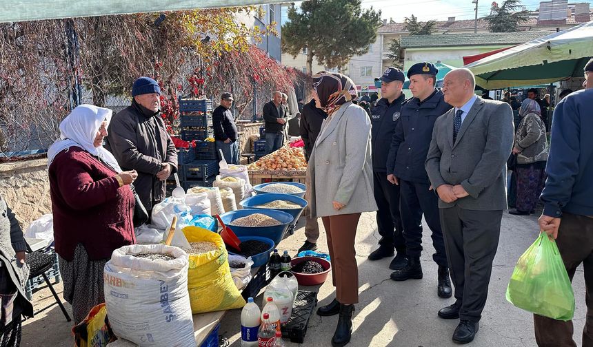 Hacıbektaş Kaymakamı Doğan’dan Pazar Esnafına Ziyaret